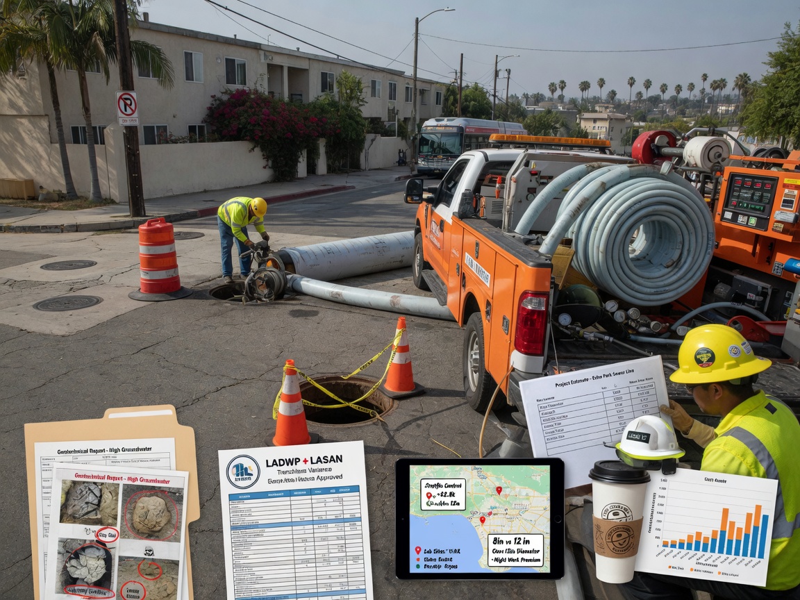 Factors That Influence Trenchless Pipe Repair Costs in LA
